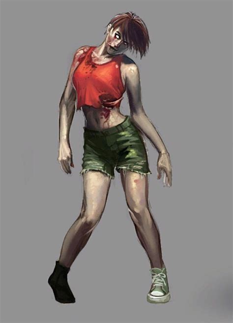 resident evil female zombie|re2 zombie girl.